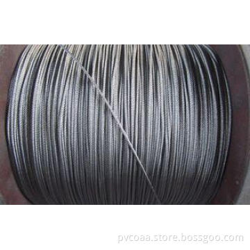 Solid 1x12 304 Stainless Steel Wire Rope 1mm - 20mm For Goo